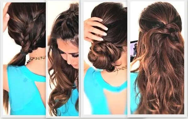 Cutest Easy to do school girl hairstyles 24-min