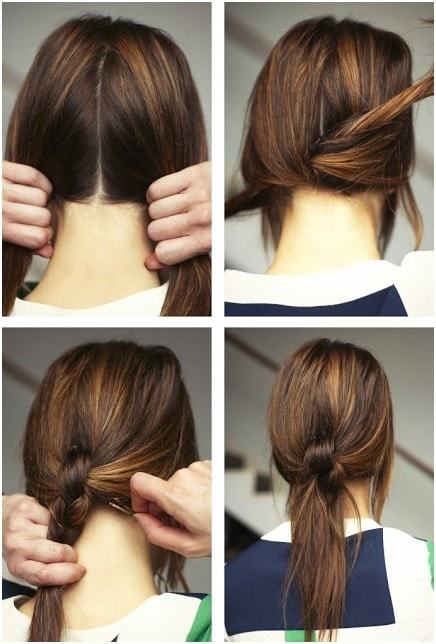 Cutest Easy to do school girl hairstyles 28-min