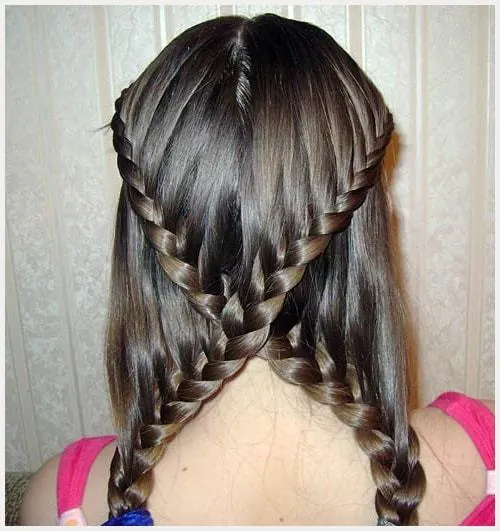 Cutest Easy to do school girl hairstyles 35-min