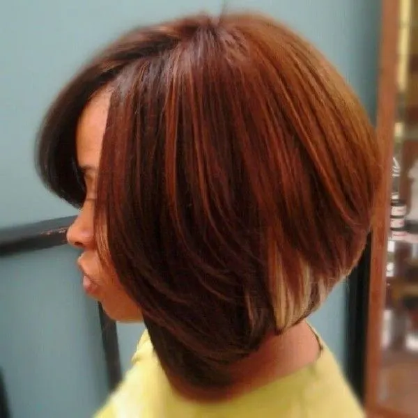 bob weave hairstyle for black women