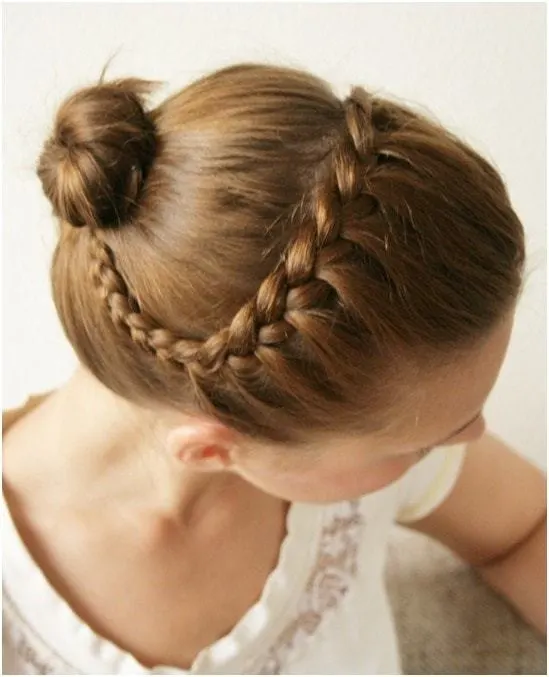 creative buns for long hair