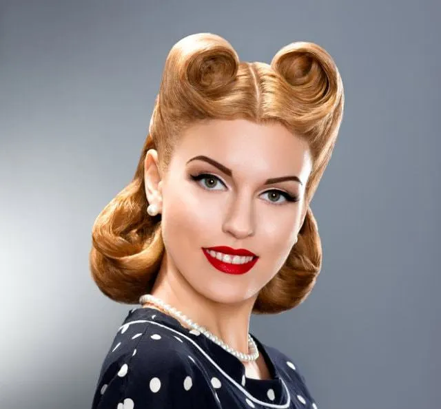nice Vintage Pin Up Hairstyles for Women