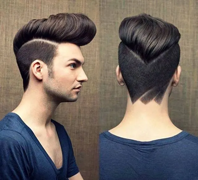 young boy nice and favorite rockabilly hairstyle