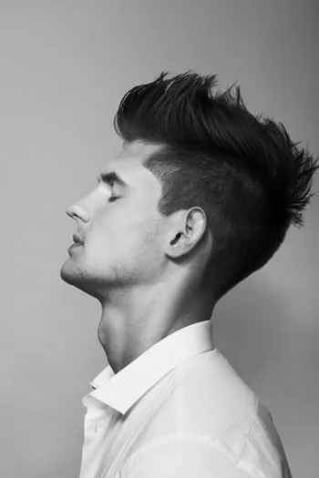  Rockabilly for messy haircut