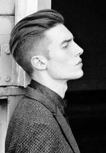 men Edgy comb hairstyle for men 