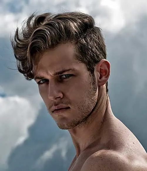 Fohawk Wavy Hairstyles for men