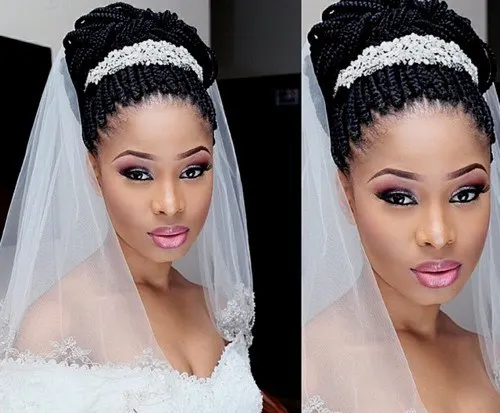 black wedding hairstyles for women 6-min