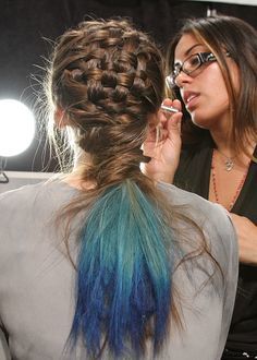 Mermaid Braid hair with color
