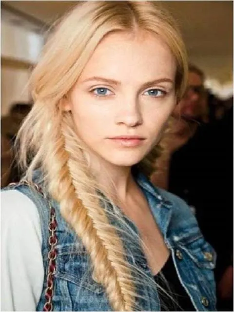 Natural looking fishtail