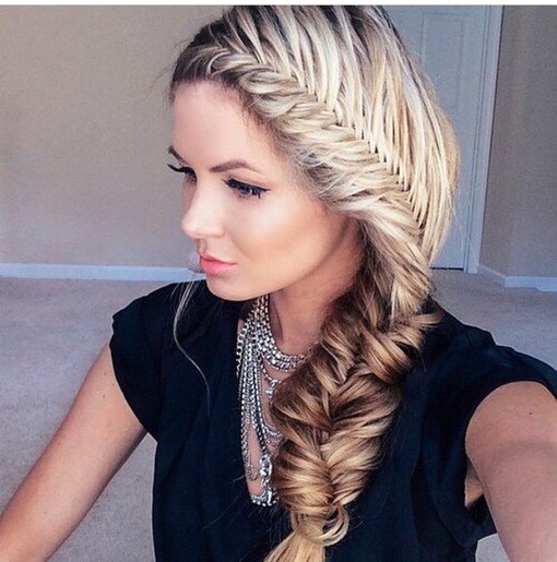 Cascade hairstyle