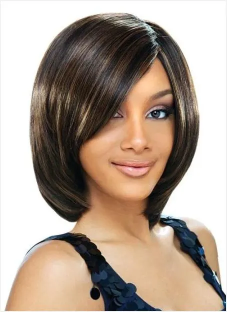 balck women Straight and neat weave haircut for 