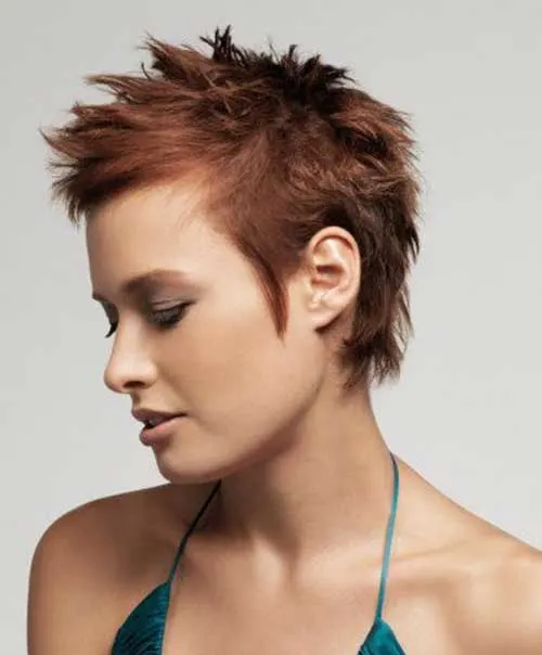 short spiky hairstyles for women 6-min