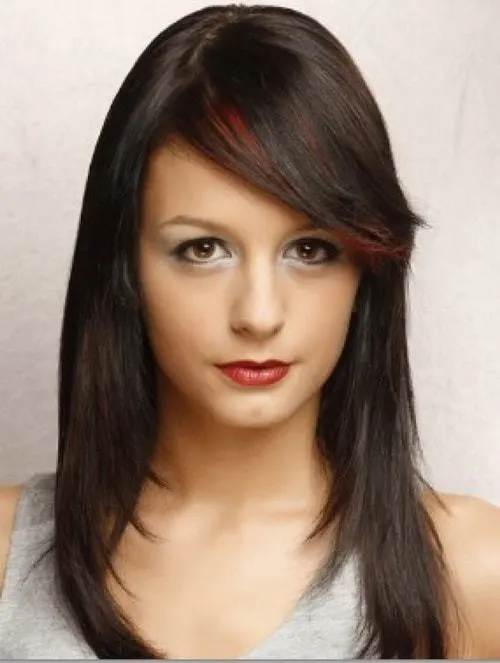 black colour straight weave hair for teen girl