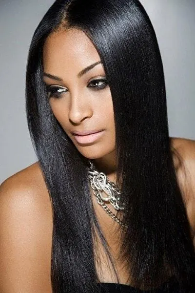 straight weave hairstyles for black women