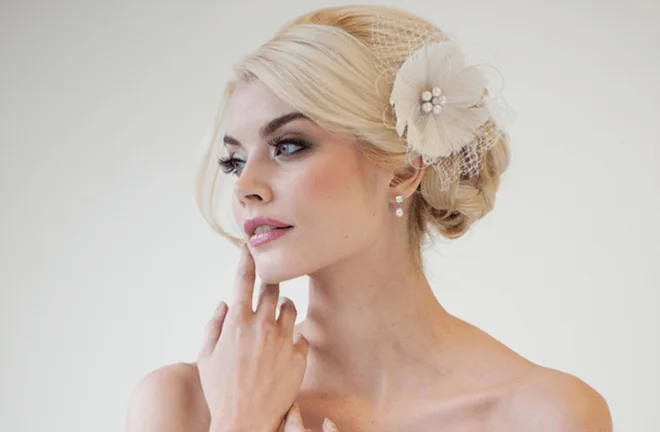  vintage wedding hairstyles for long bangs