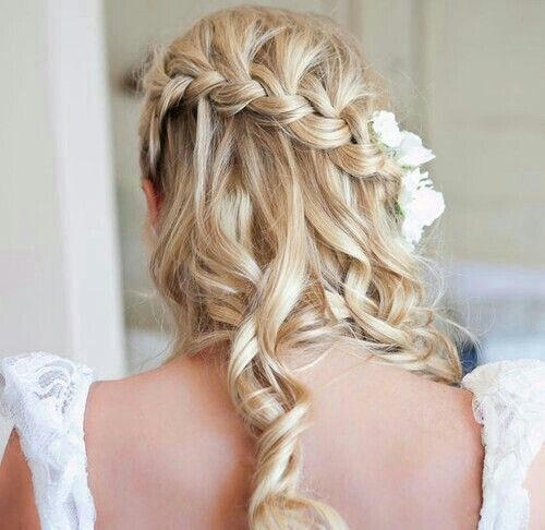 waterfall braid for girls hair