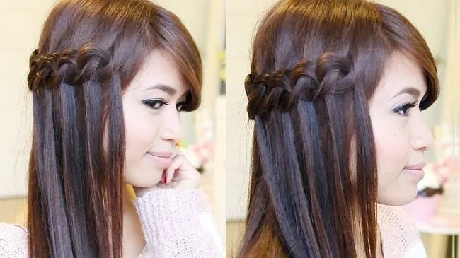 black braided hair for girl