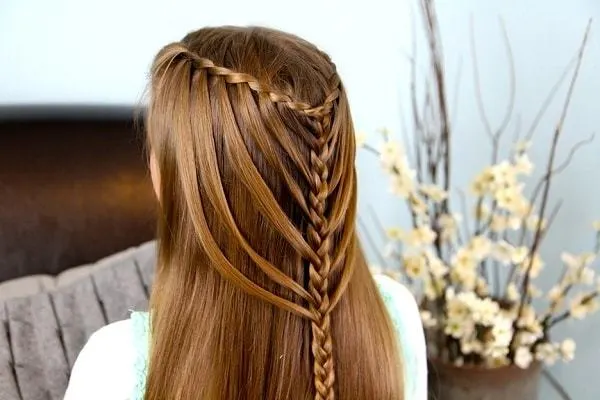 waterfall braid hairstyles 31-min