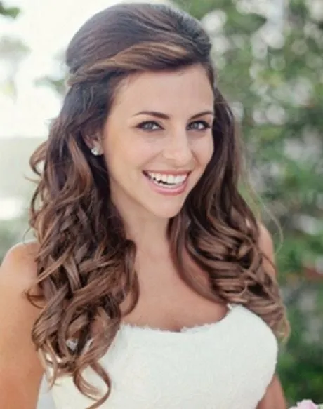 wedding hairstyles for Bride With long hair 10-min
