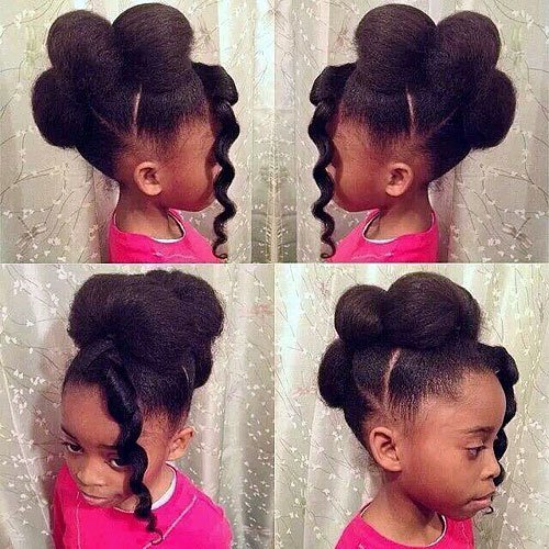 hairstyles for 1 year old black baby girl