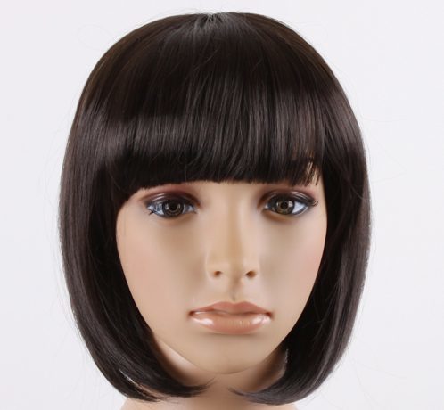 vintage hairstyle like asian bowl cut