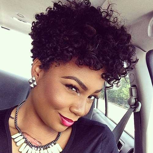 African american Short pixie and Curly Hairstyles