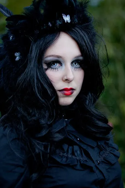 women Romantic goth Gothic Hairstyles