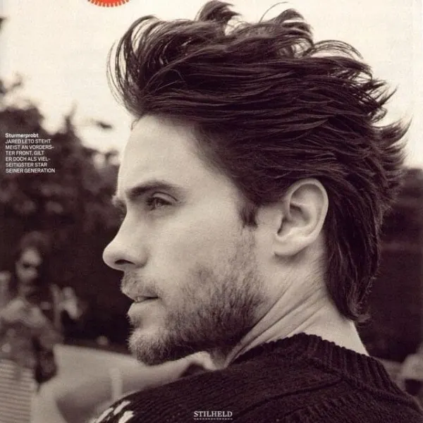 Wild and Wind-Swept hairstyle for Jared Leto