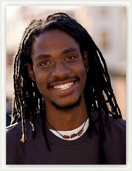 Mid-Length Dreads hairstyle for black men 