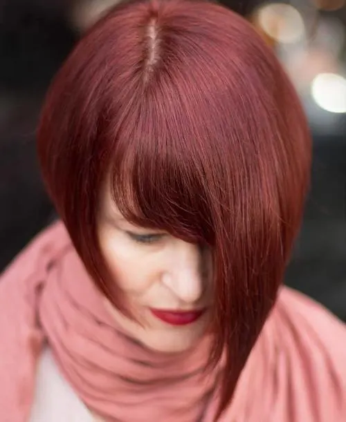 Light red wine hair for girls