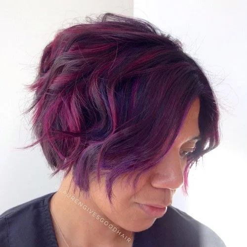 Wild colors hairstyle for black 40 women 
