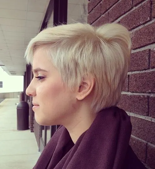 Baby blonde haircut 