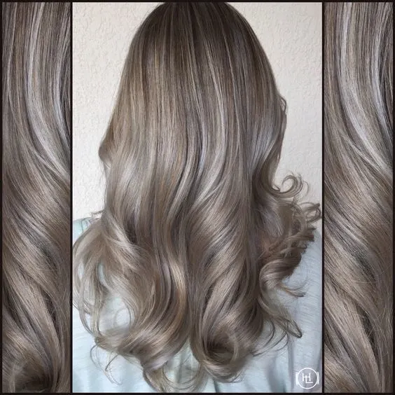 light gray brown hair