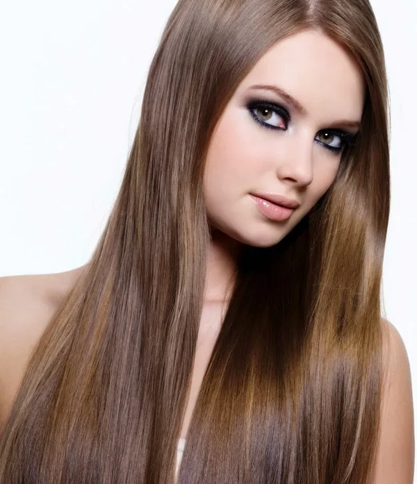 long hairstyles with straight and neat