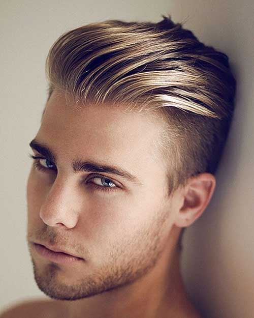 nice comb over Shaved Sides Hairstyle for young boy