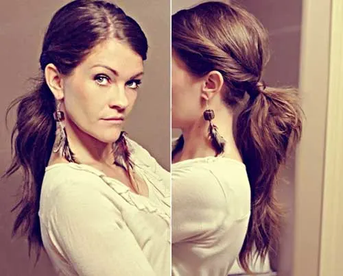Twisted ponytail hairstyle you love