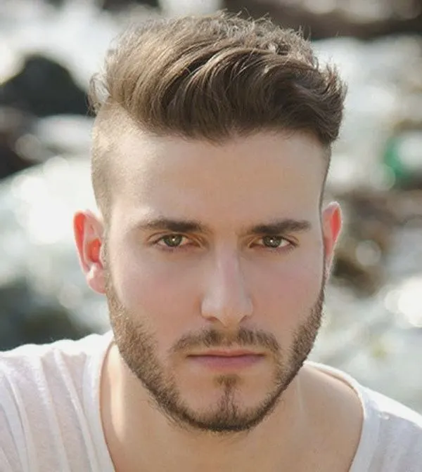 hairstyle ideas for men's round face