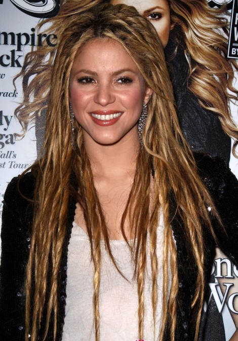 cute women Blonde dreadlocks haircut 