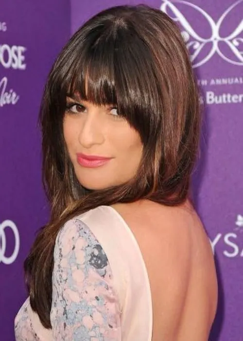  Arched Bangs hairstyle for beautiful women