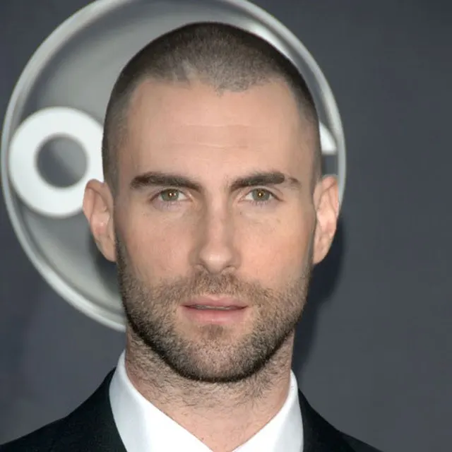 Close Shave cool Adam Levine hairstyle 