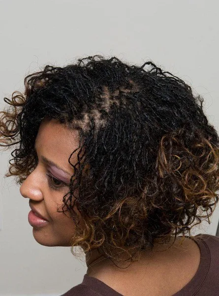  Ombre hairstyle for black girl