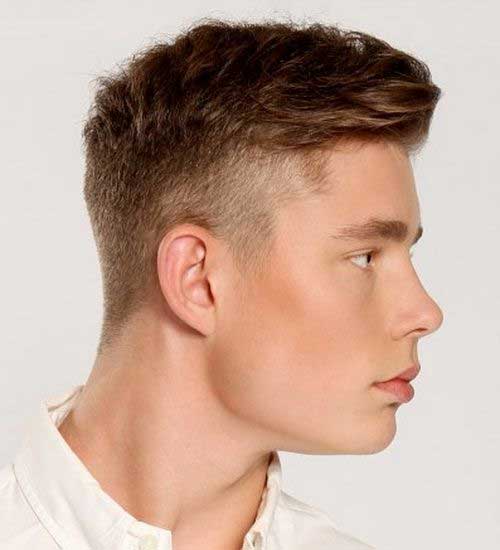 91 Simple Mens Haircut Short Sides Long Top Curly Hair with Simple Makeup