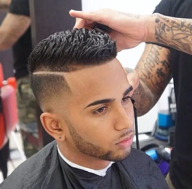 Puerto Rican Fohawk spikes haircut