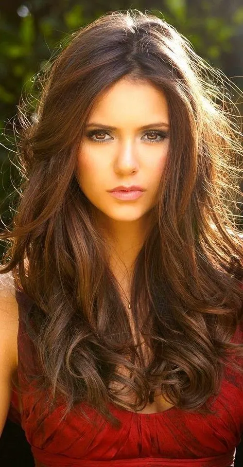 sweet girls for chestnut brown hair color