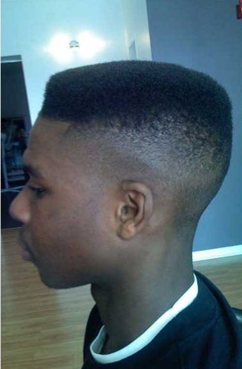 Block Cut hairstyle for black boy