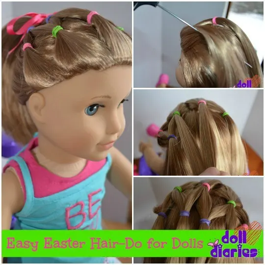  accessories with American Girl Doll hairstyle