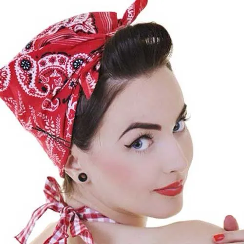 Kerchief bandans hairstyle