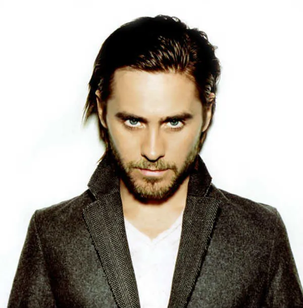 Jared Leto Mid-Length Slicked Back Style