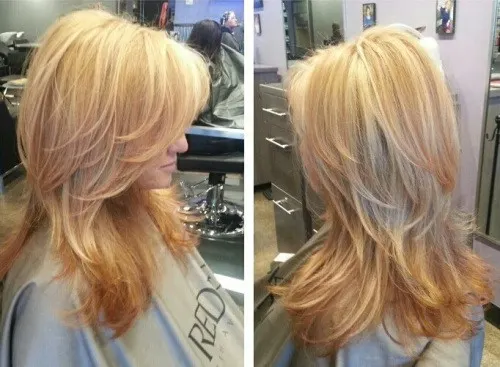 Strawberry Blonde Hair Color with Blonde Highlights