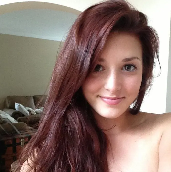 reddish chocolate hair color